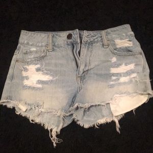 American Eagle High Rise Jean Shorts